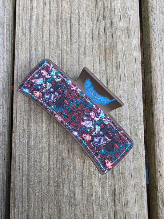 PREORDER *OFFICIALLY LICENSED* Smoke and Scar Hair Clip