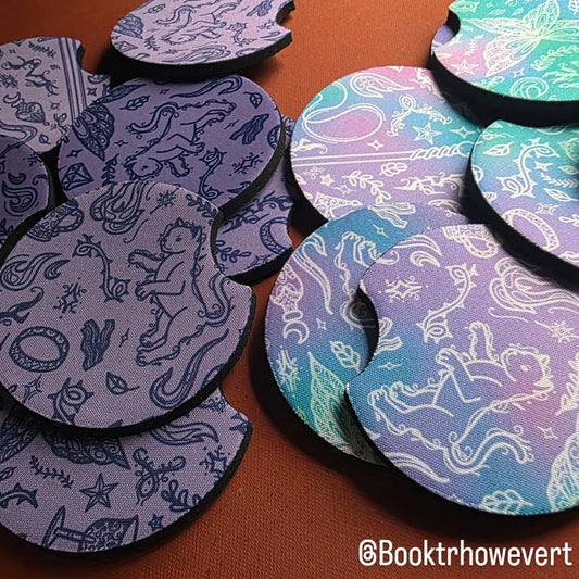 Smoke and Scar Car Coasters