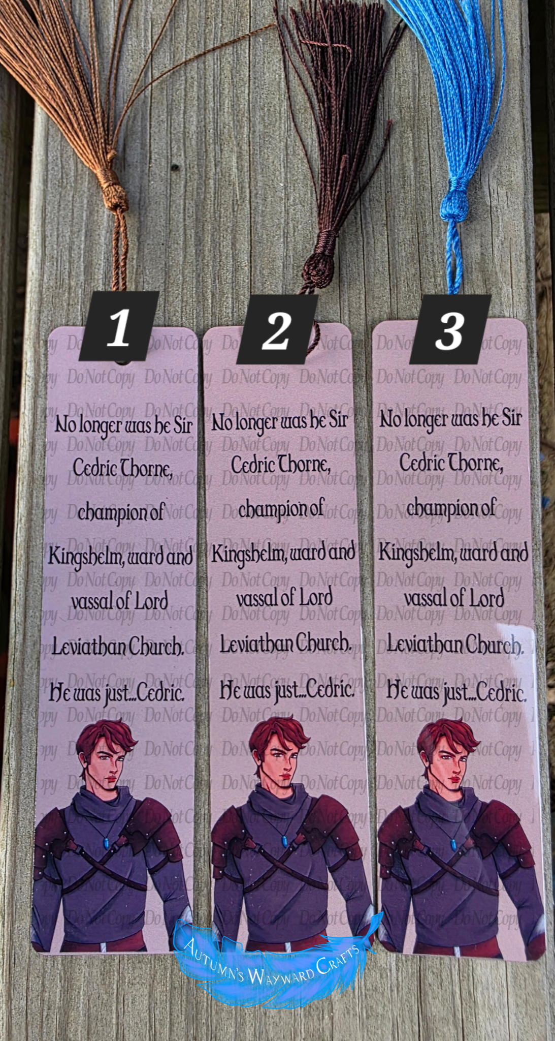 RTS *OFFICIALLY LICENSED* Smoke and Scar Bookmark