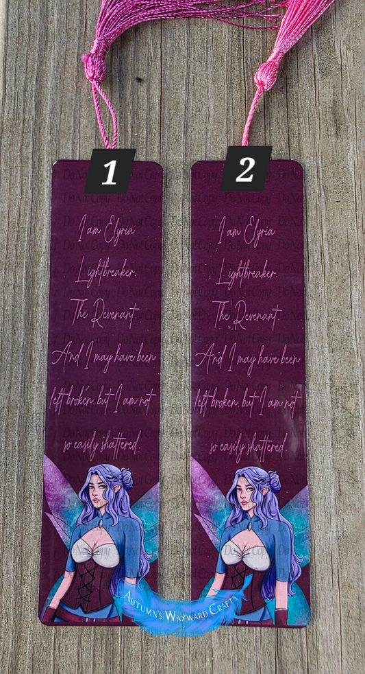 RTS *OFFICIALLY LICENSED* Smoke and Scar Bookmark