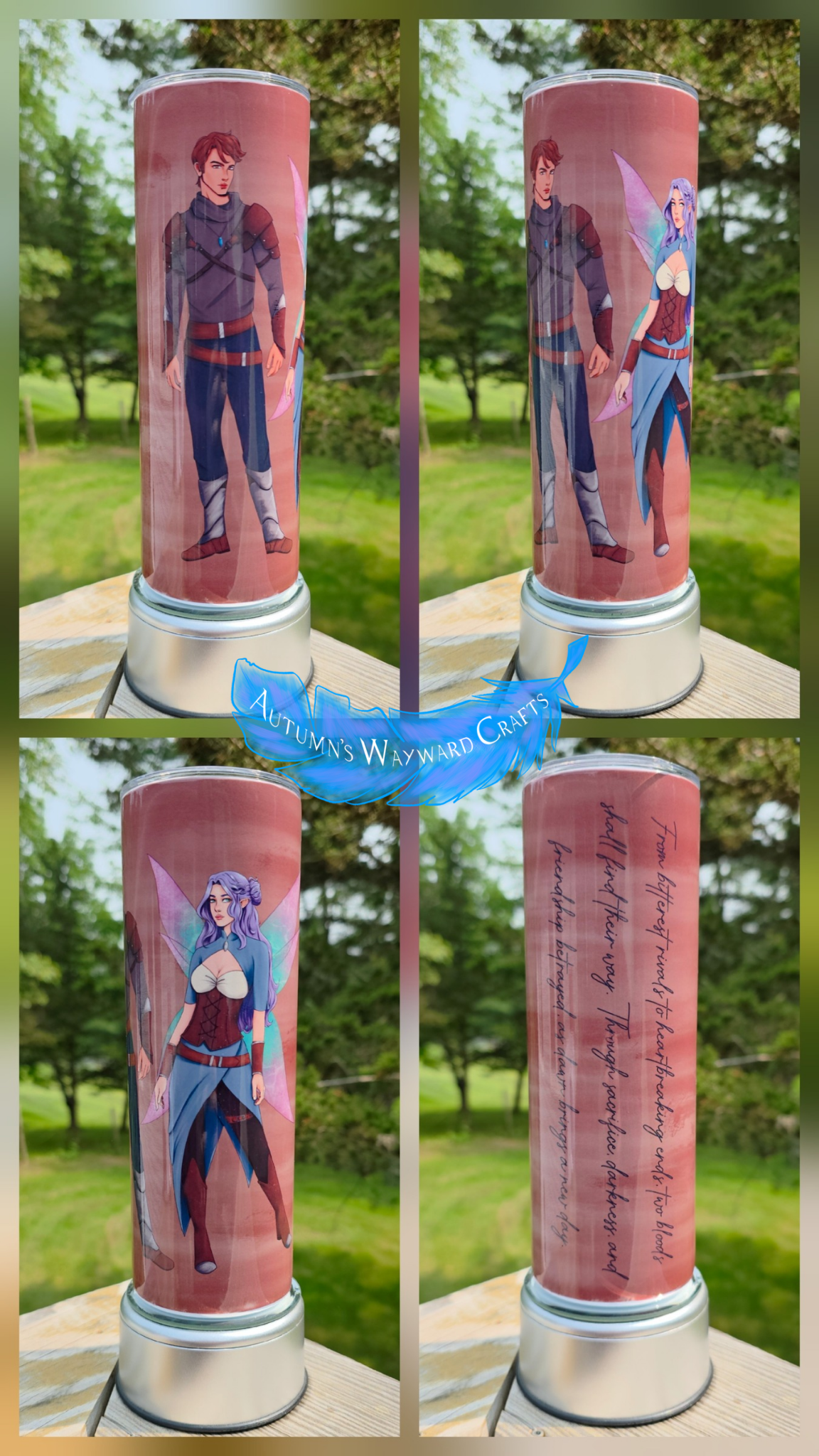 PREORDER *OFFICIALLY LICENSED* Smoke and Scar 20oz Skinny Tumbler