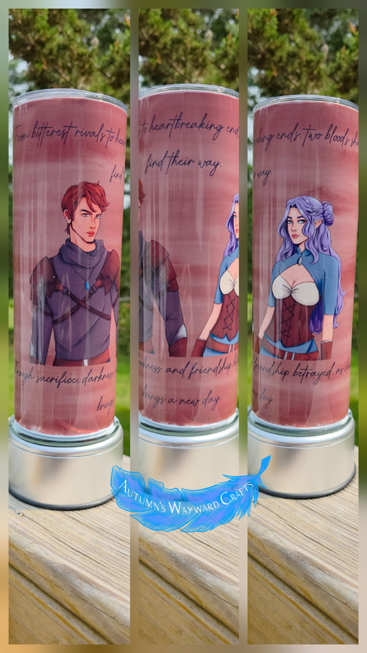 PREORDER *OFFICIALLY LICENSED* Smoke and Scar 20oz Skinny Tumbler