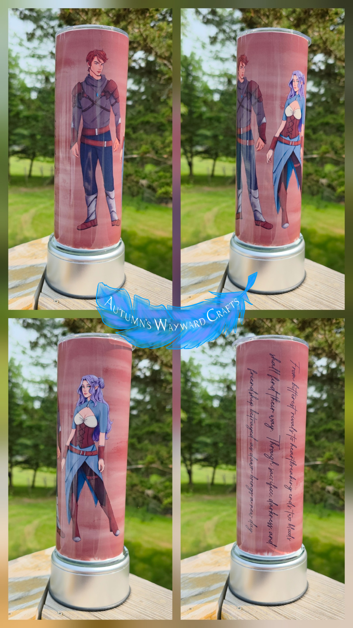 PREORDER *OFFICIALLY LICENSED* Smoke and Scar 20oz Skinny Tumbler