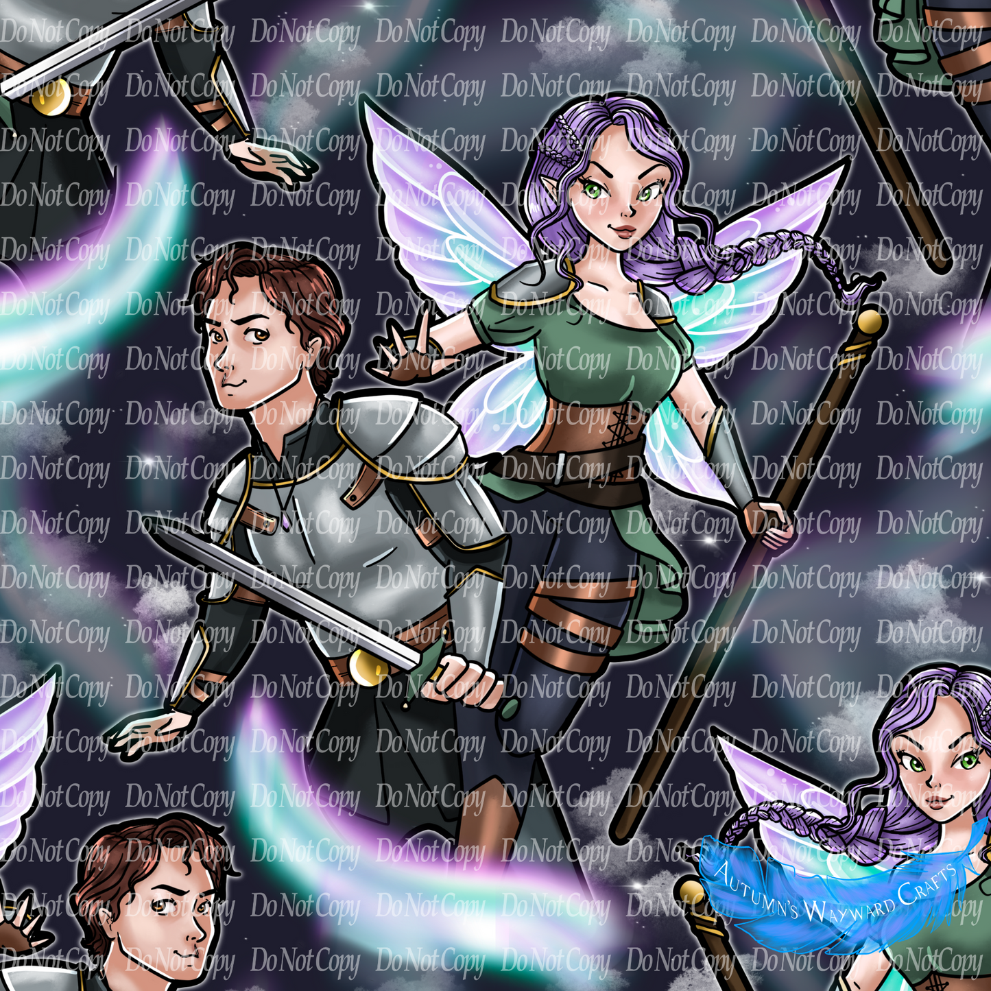 PREORDER *OFFICIALLY LICENSED* Smoke and Scar Hair Clip