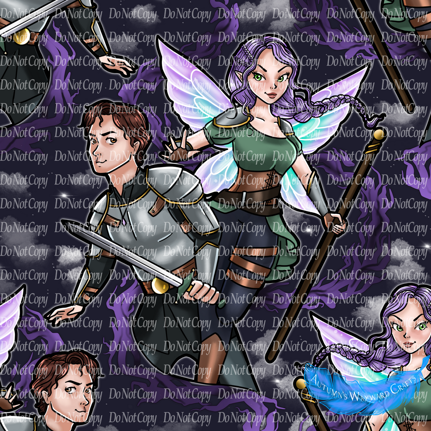 PREORDER *OFFICIALLY LICENSED* Smoke and Scar Hair Clip