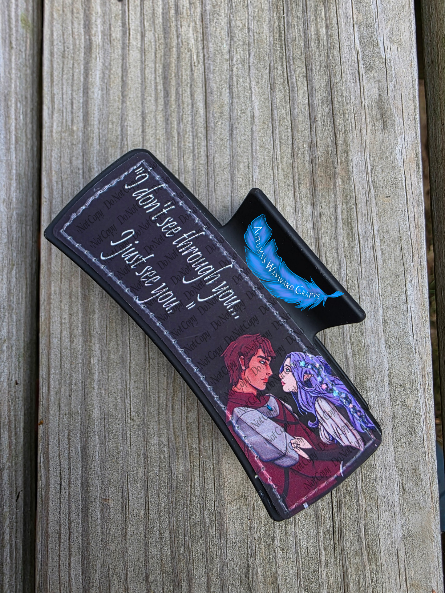 PREORDER *OFFICIALLY LICENSED* Smoke and Scar Hair Clip