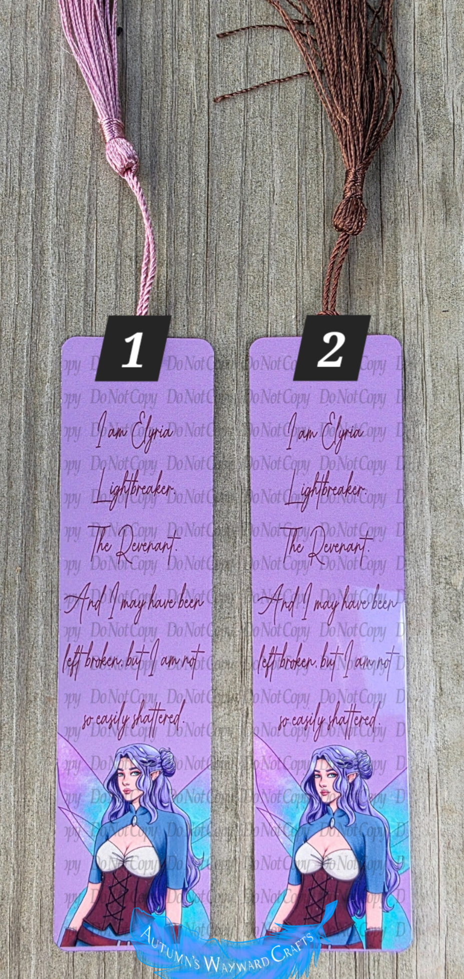 RTS *OFFICIALLY LICENSED* Smoke and Scar Bookmark