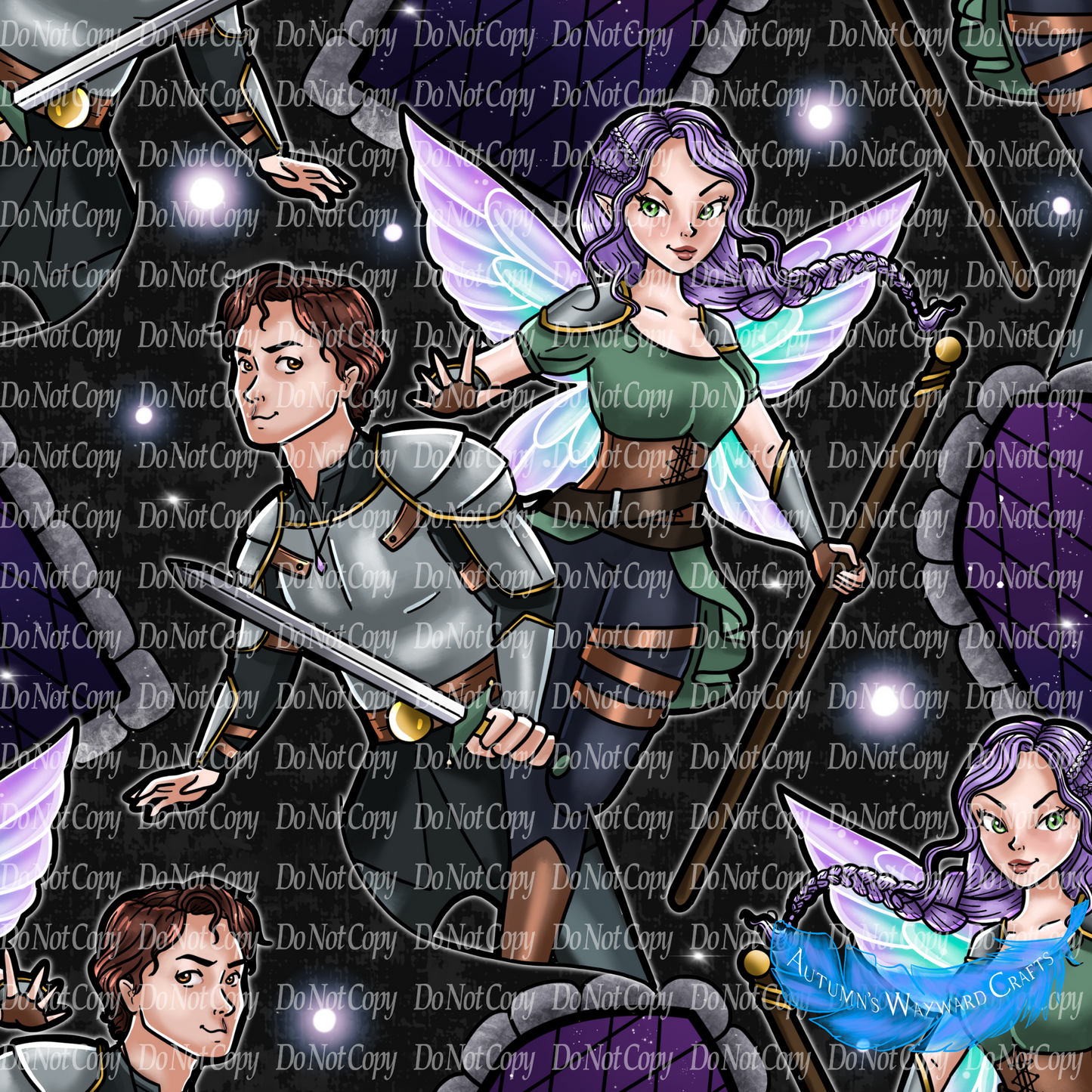 PREORDER *OFFICIALLY LICENSED* Smoke and Scar Hair Clip