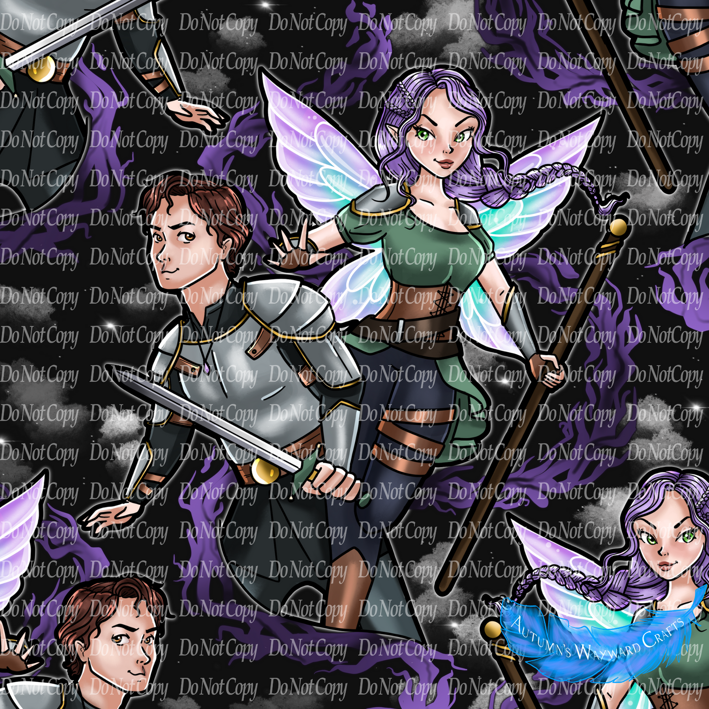 PREORDER *OFFICIALLY LICENSED* Smoke and Scar Hair Clip