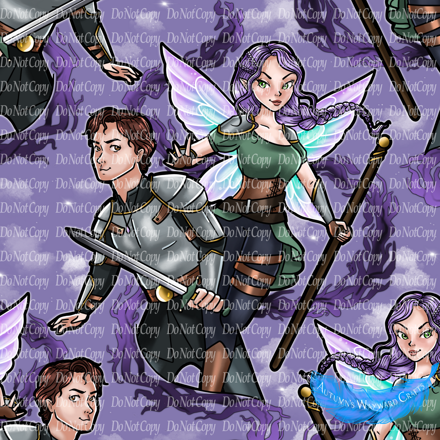 PREORDER *OFFICIALLY LICENSED* Smoke and Scar Hair Clip